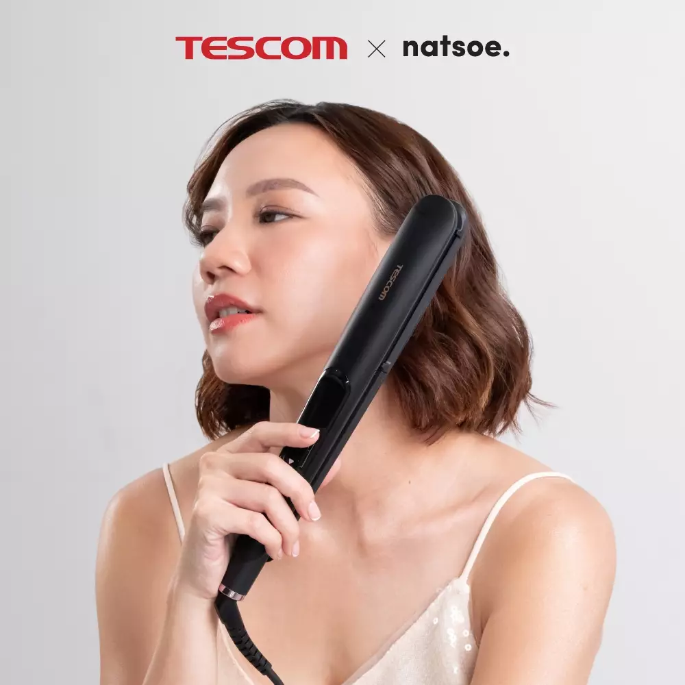 Tescom Gloss Pro Argan Straightener / Catokan Pelurus Rambut TS550ID