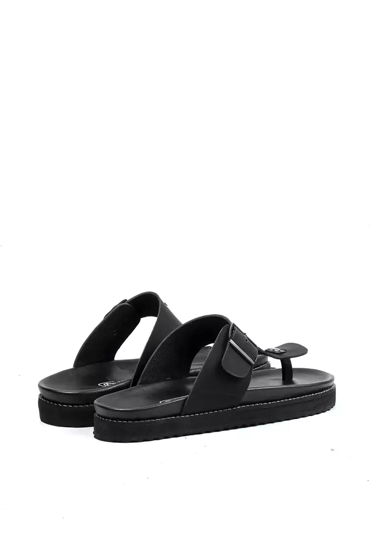 Lvnatica Azka Full Black Slippers Sandals