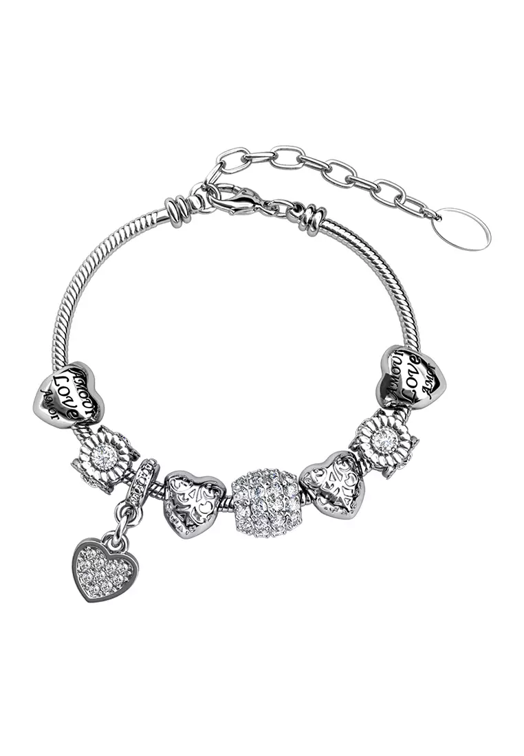 White gold charms hot sale for charm bracelet