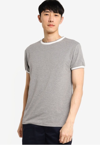 Buy Zalora Basics Tipped Crew Neck T Shirt 2021 Online Zalora Singapore A crew neck t shirt is a style of shirt or garment with a round and curved neckline often worn with other layers as well. zalora