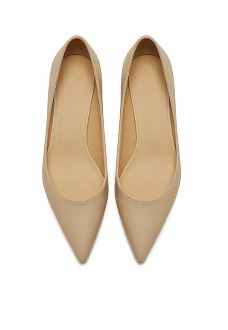 6CM Uniform Pointed High Heel Shoes HZL261