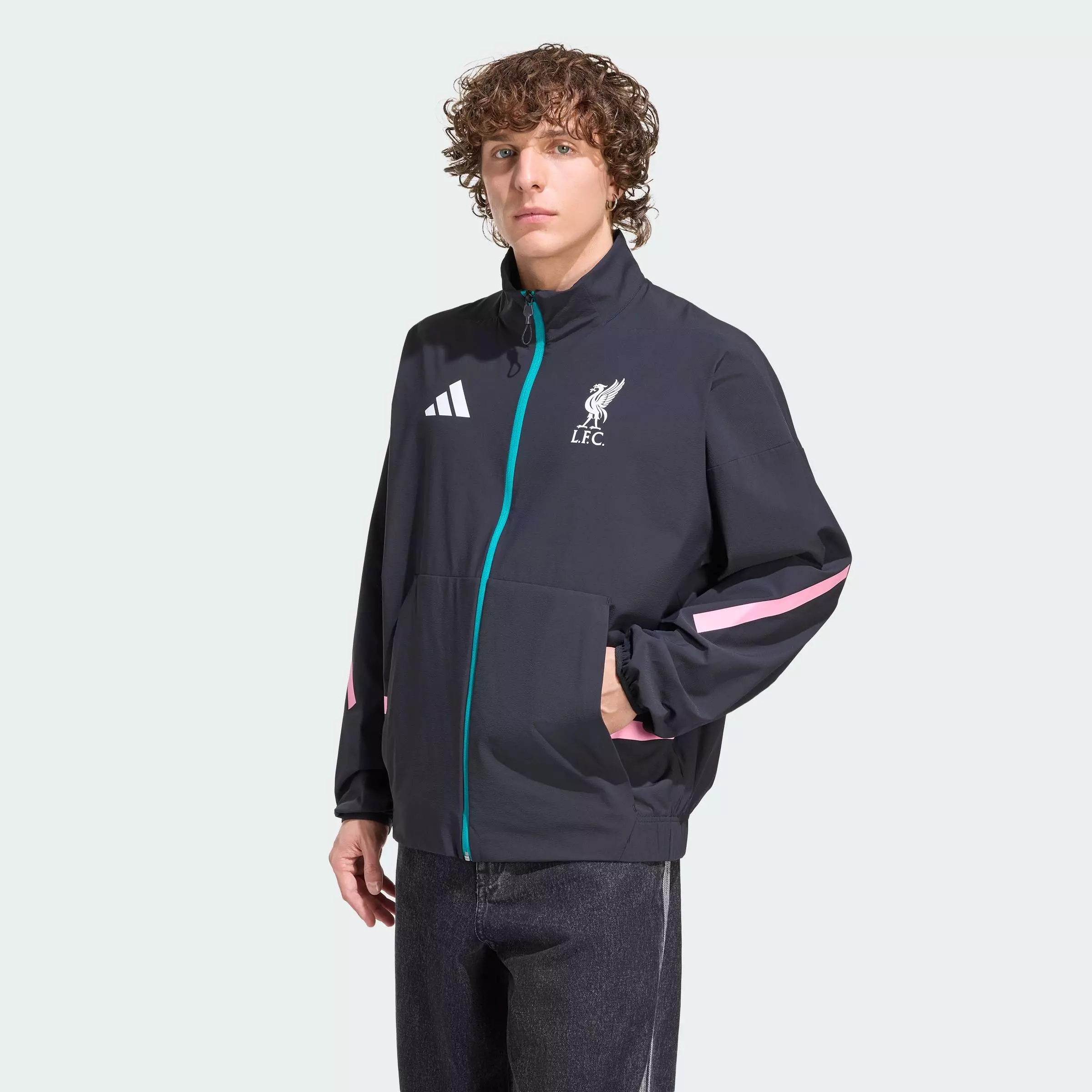 Buy ADIDAS Football Liverpool FC Z.N.E. Anthem Jacket Men Black