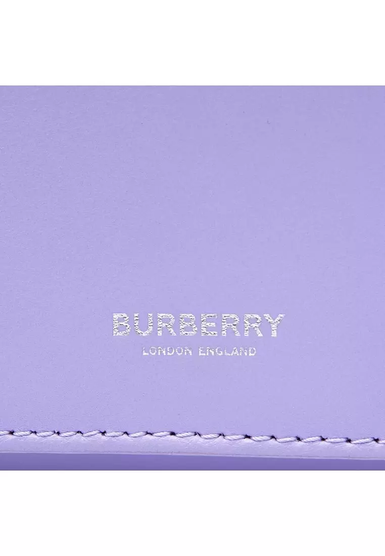Pre-Loved Burberry Mini Leather Pocket Tote