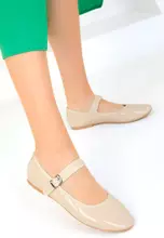Beige Patent