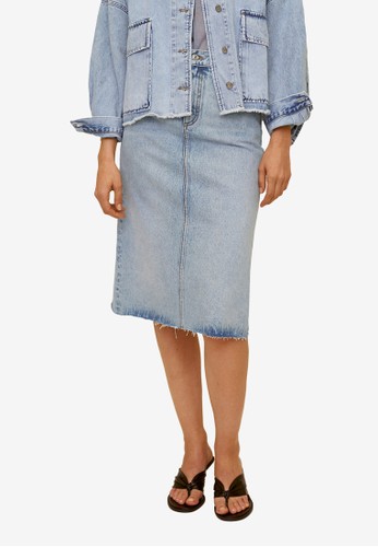 Jual Mango Denim Skirt Original Zalora Indonesia
