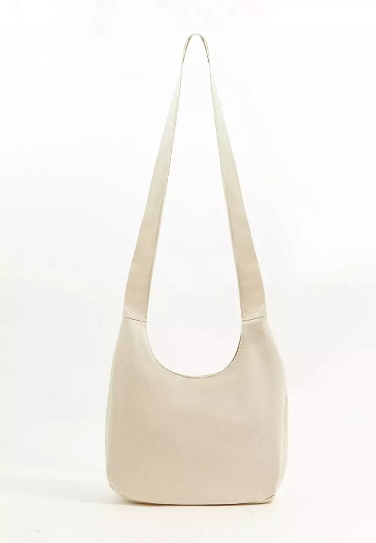 Long Sling Bag - White