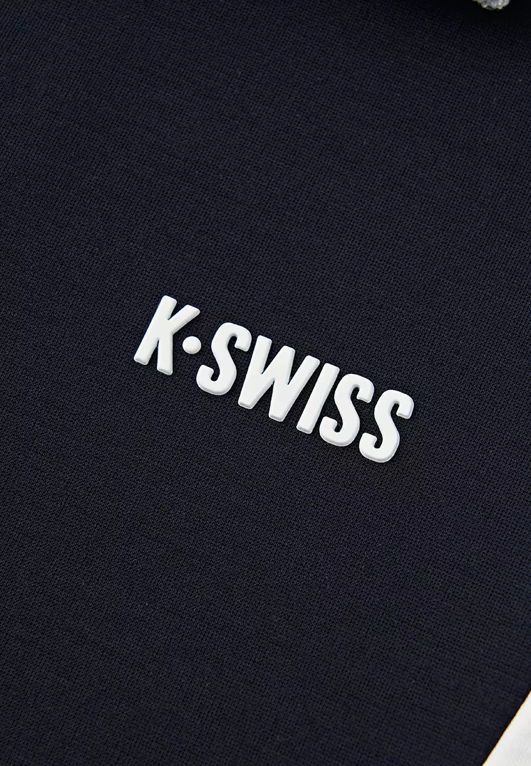 女裝 K-SWISS LOGO 拼色半拉鏈 POLO 連身裙