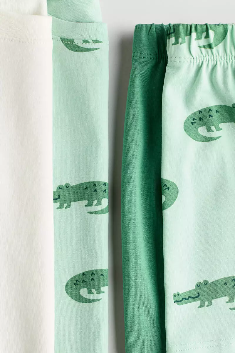 2-pack printed cotton pyjamas