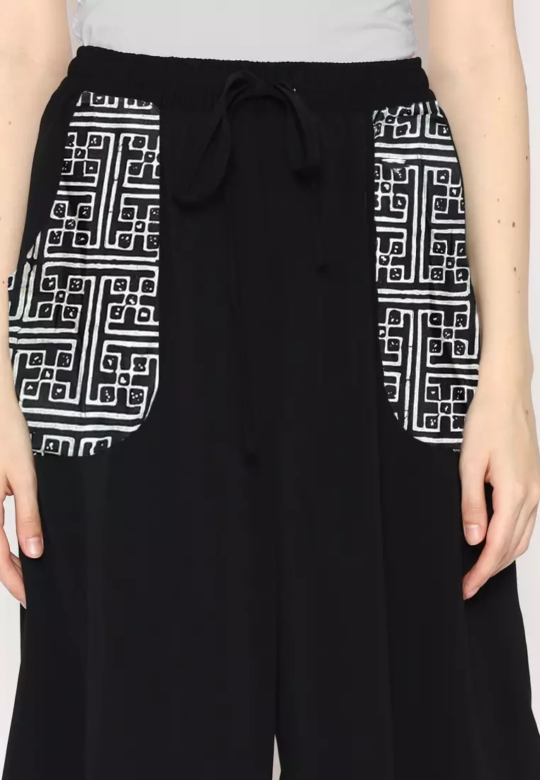 Celana Batik Wanita - Bawahan Batik - Bhatara Batik Delma Pants - Celana Batik Etnik Modern