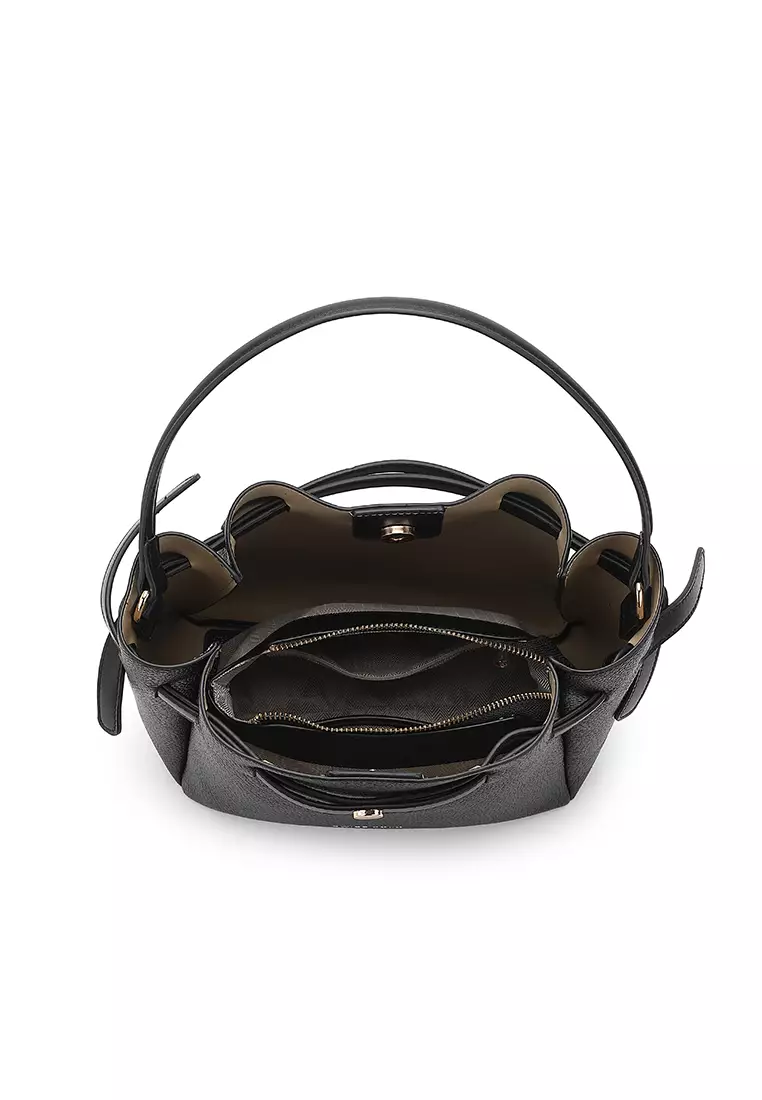 Women's Top Handle Bag / Sling Bag / Crossbody Bag / Shoulder Bag (Tas Tangan Wanita / Tas Selempang Wanita / Tas Bahu Wanita) - Hitam