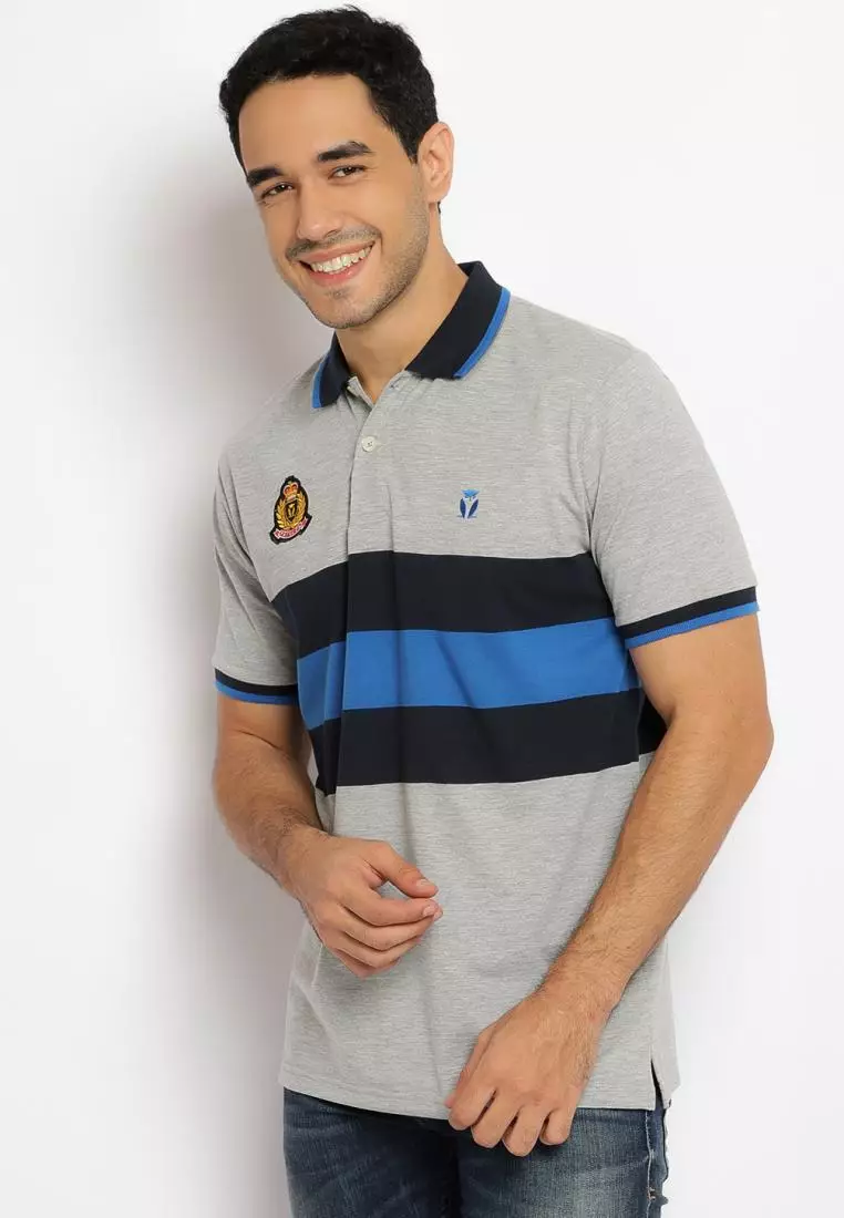 MATSUDA Kaos Polo Shirt Pria Kerah Koriyama