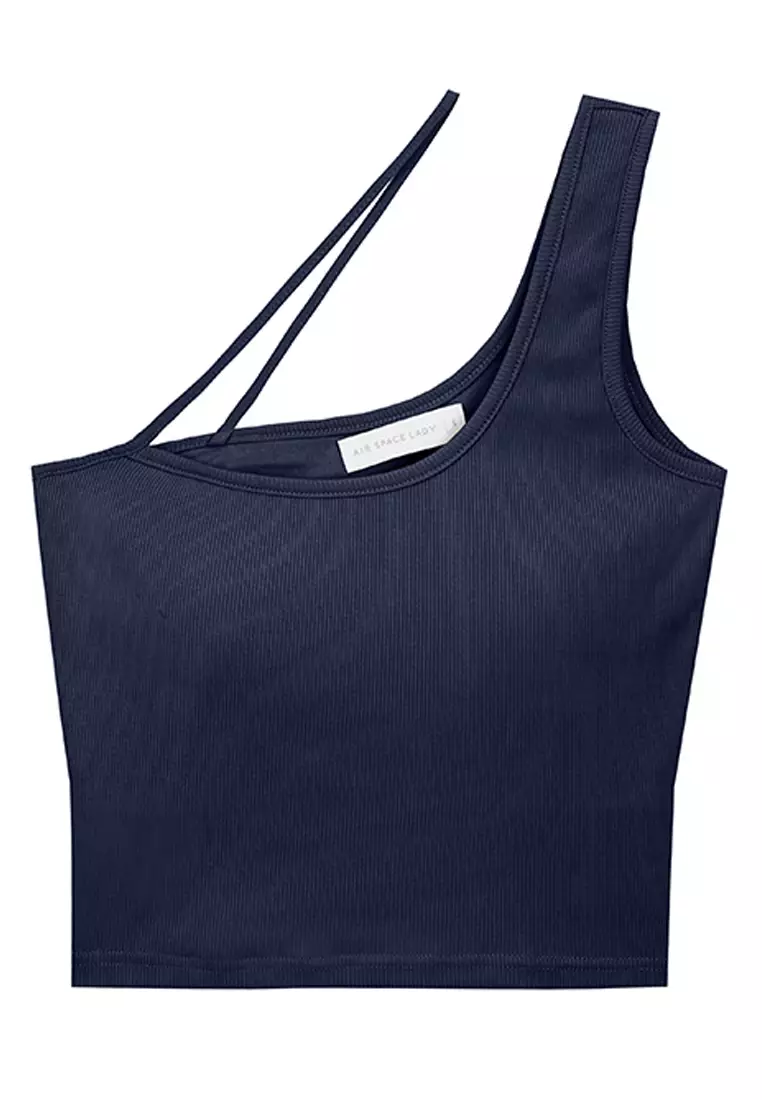 One Shoulder Padded Top