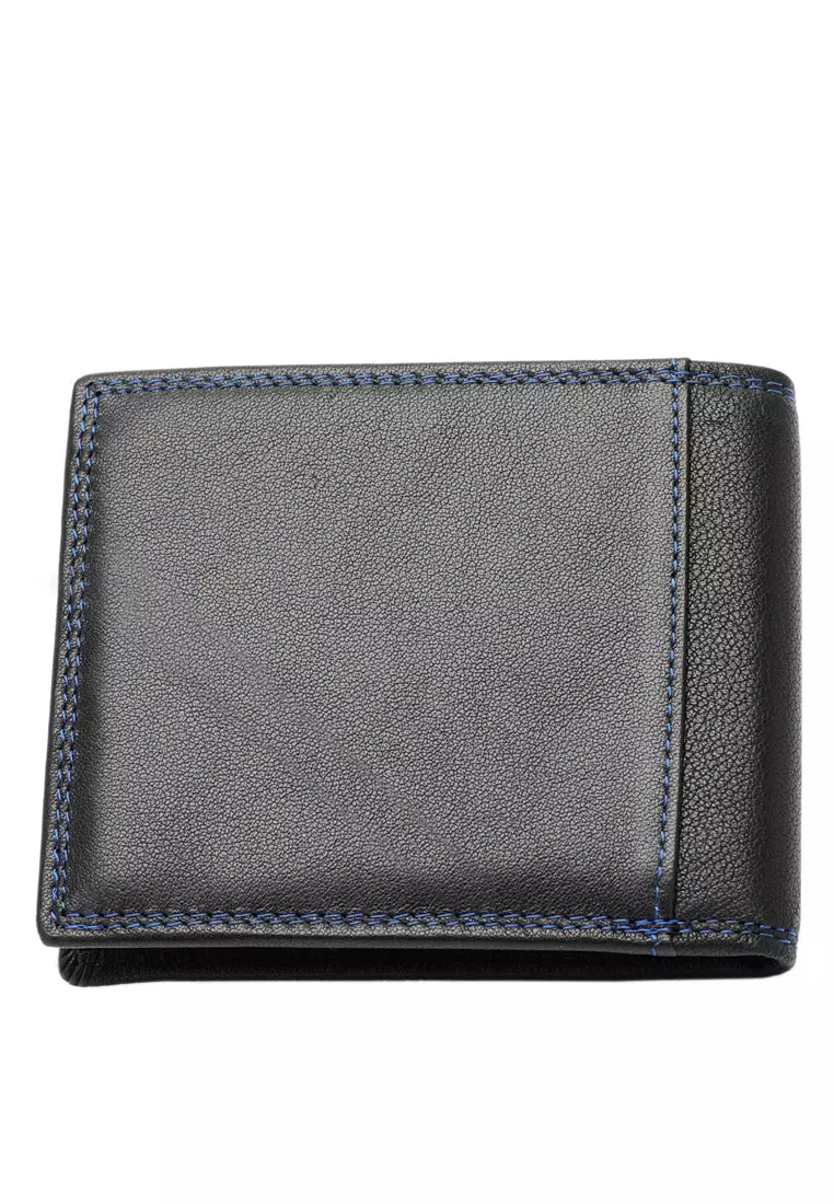 Men's RFID Blocking Bi Fold Wallet (Dompet Bi Fold Pria RFID Blocking) - Hitam