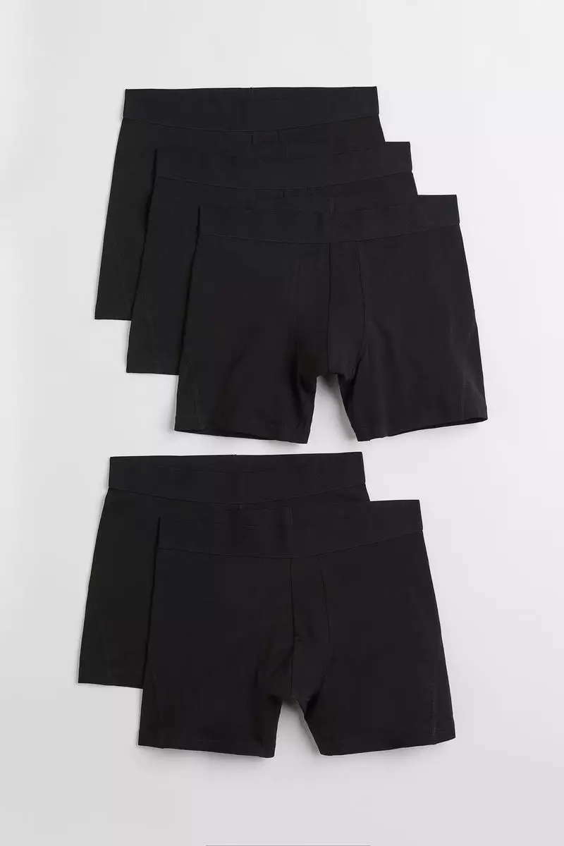 5-pack mid trunks with Lycra®
