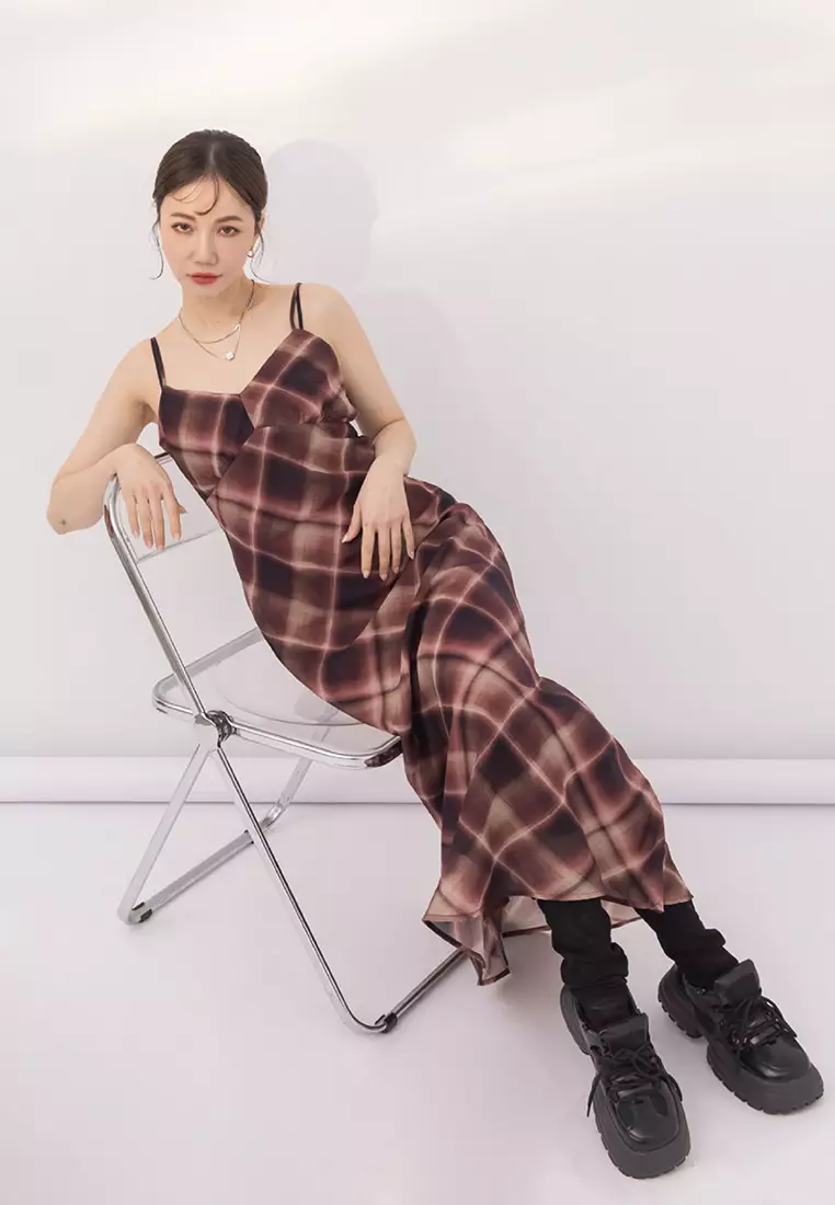 Plaid Maxi Dress