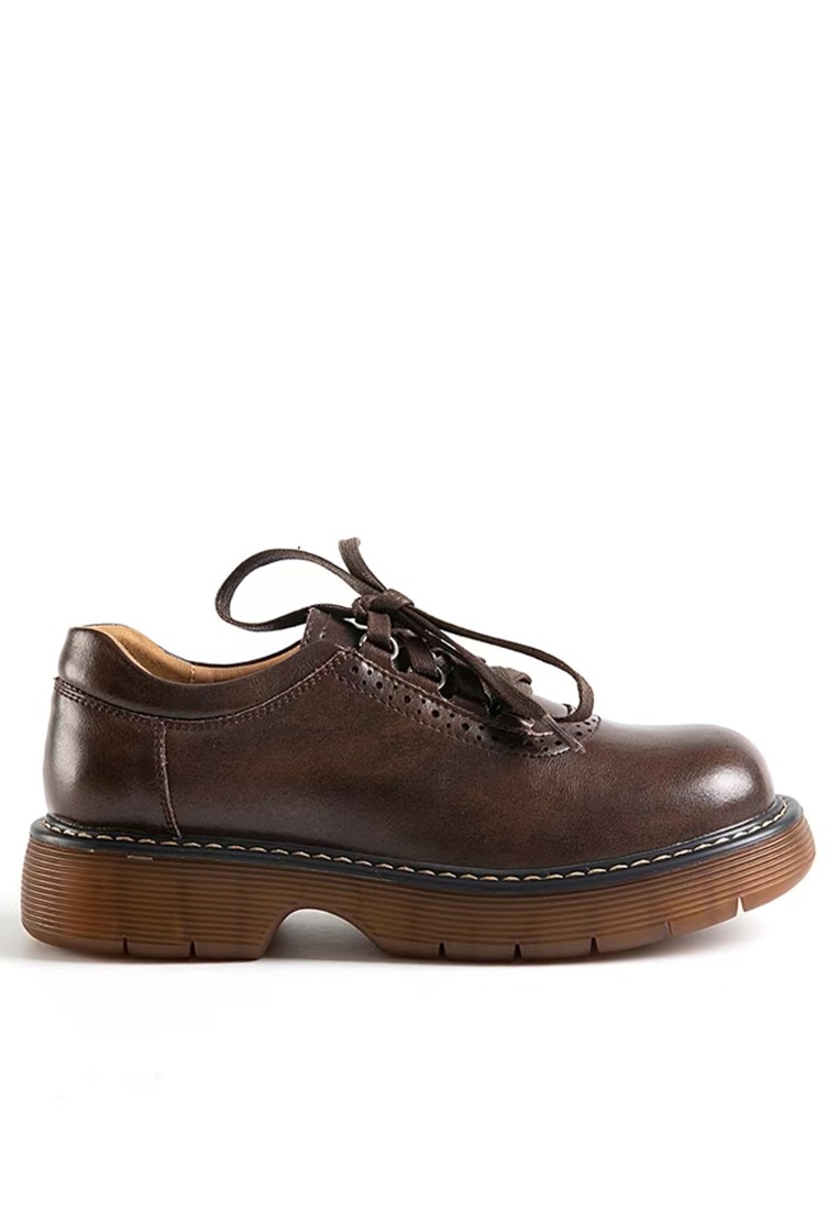 4CM Brogue Leather Oxford MZ2758