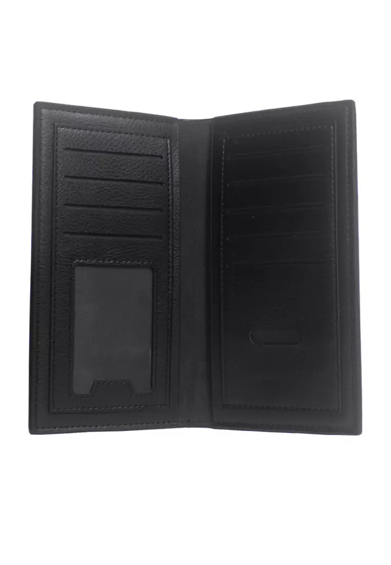 Albern Leather Wallet Model Clutch Dompet Fashion Pria Many Slot Material Kulit ORIGINAL - Black