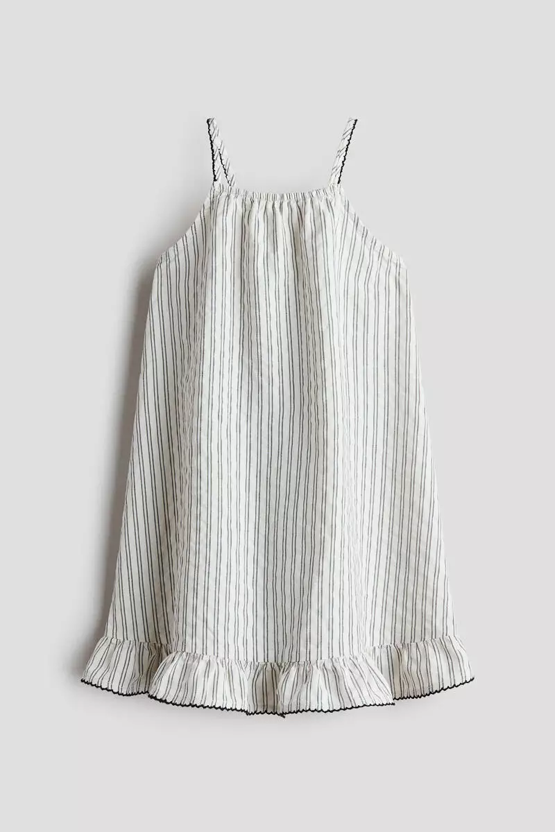Flounced strappy dress