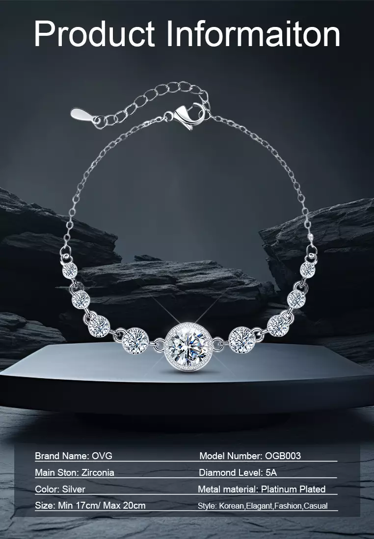 Gelang Wanita B003 Jewelry Luxury Fashion Kotak Indah COD Bracelets Perhiasan Cewek Original