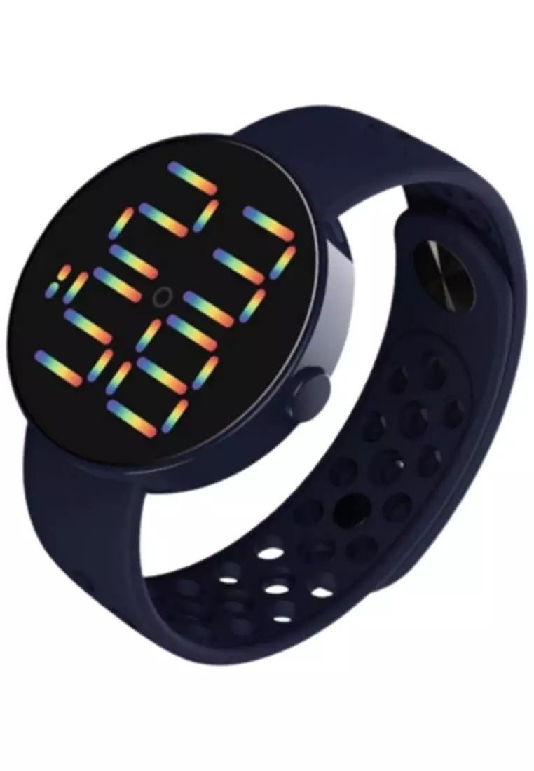 Jam Tangan Pria Digital Waterproof Many Function Strap Tali Material Silicone IR24 ORIGINAL