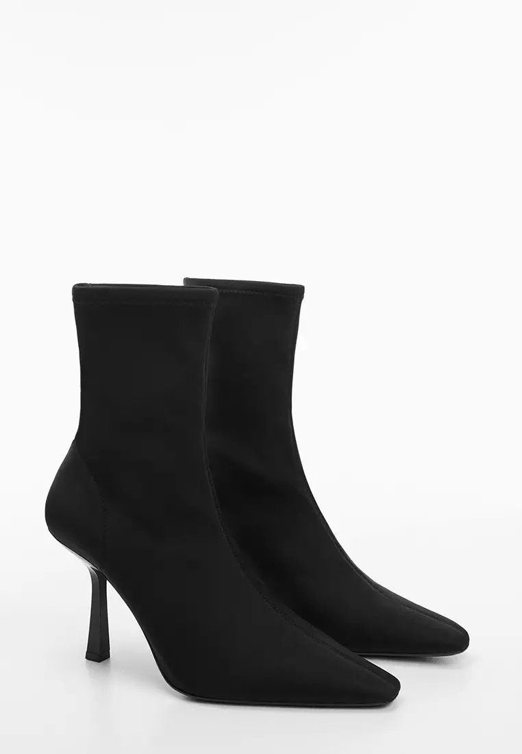 Buy Mango Pointed Heel Ankle Boots 2023 Online | ZALORA Philippines