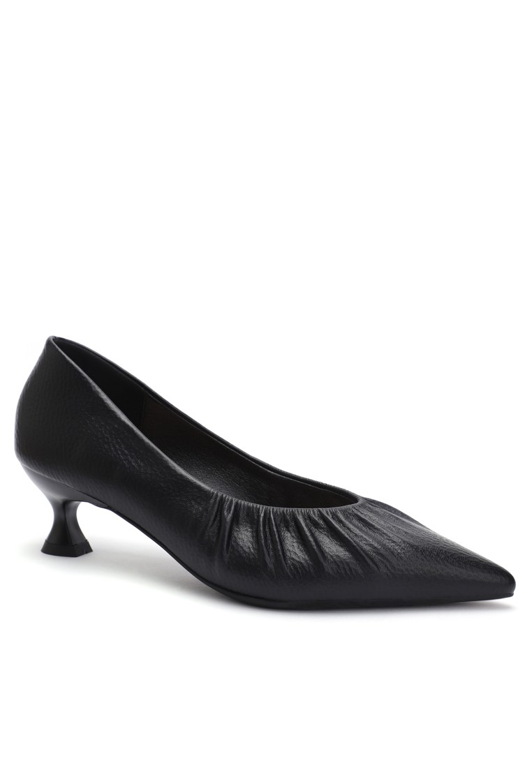 Soft Synthetic Leather Pointy Pumps 2048-9