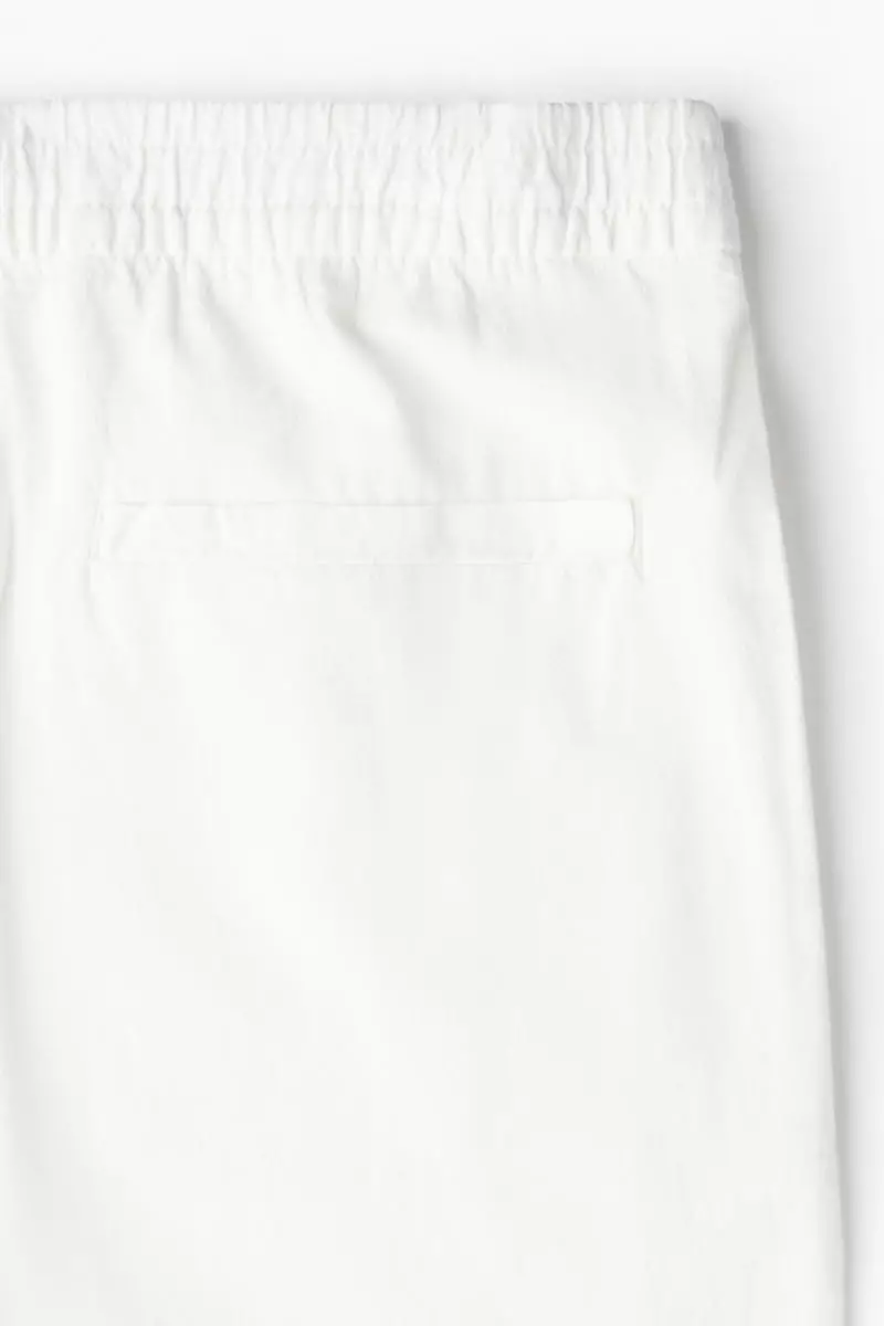 Regular Fit Linen-blend trousers