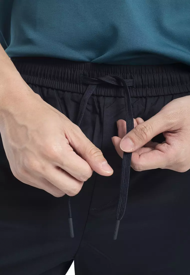 Men's Tanboocel Foldable Hem Straight Crop Pants