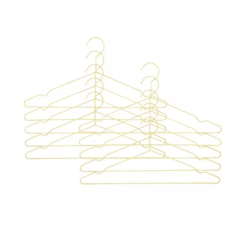 10x Clothes Hanger (Gold)