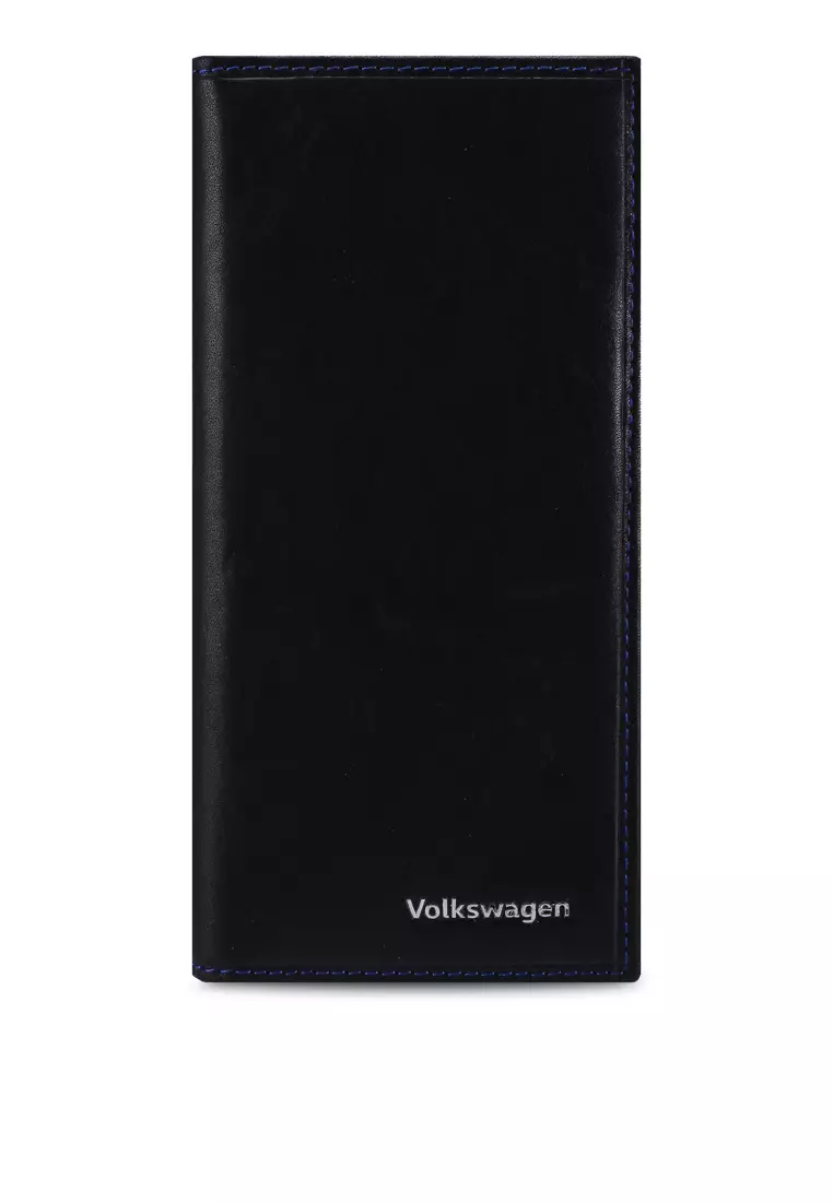 Buy Volkswagen Men's RFID Genuine Leather Bi Fold Long Wallet 2026