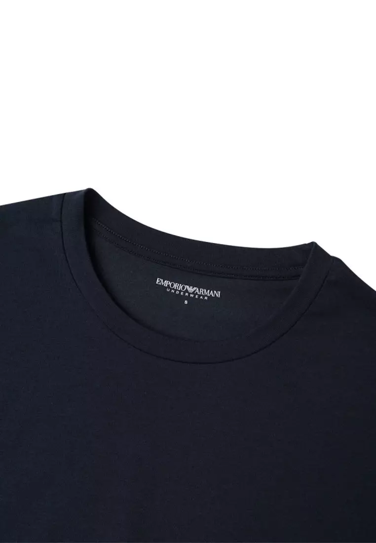 Men's Short Sleeved T-Shirt in Gray Purple Black EM000391 AF10777