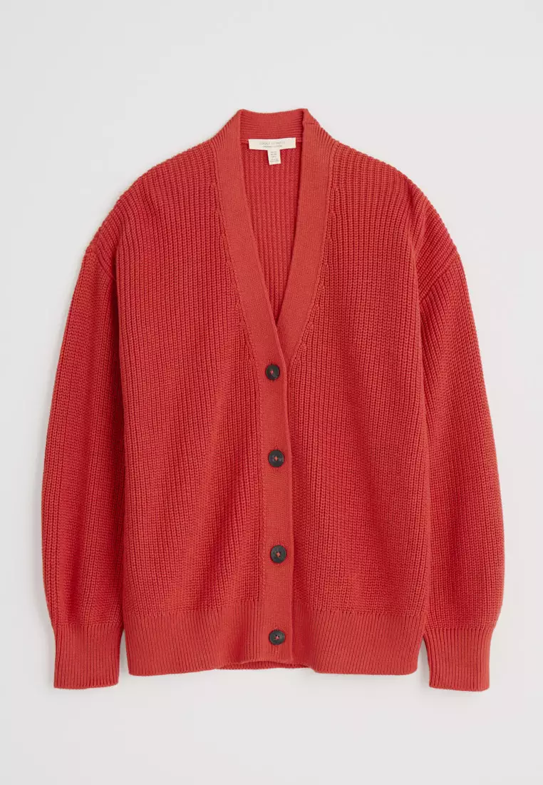 Seasalt Cornwall Red Winding Creek Cardigan