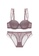 W.Excellence brown Premium Brown Lace Lingerie Set (Bra and Underwear) 3F261US04FE347GS_1
