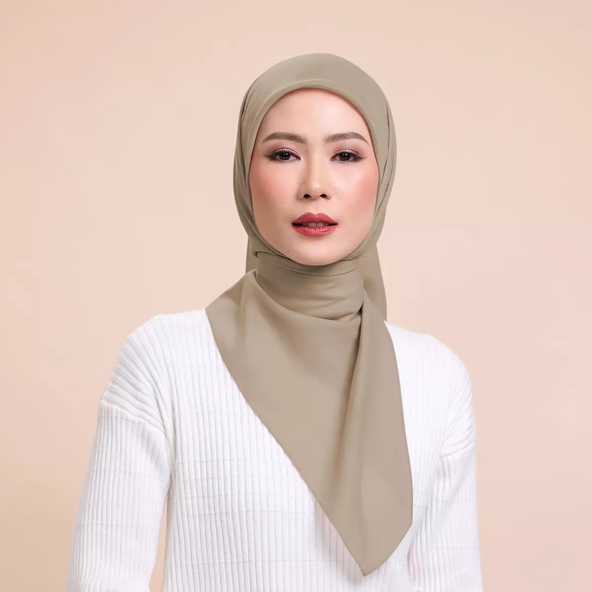 ZM Zaskia Mecca - Shera Cookie Hijab Ultrafine Voal Shiny - Kerudung Segi Empat Wangi Premium