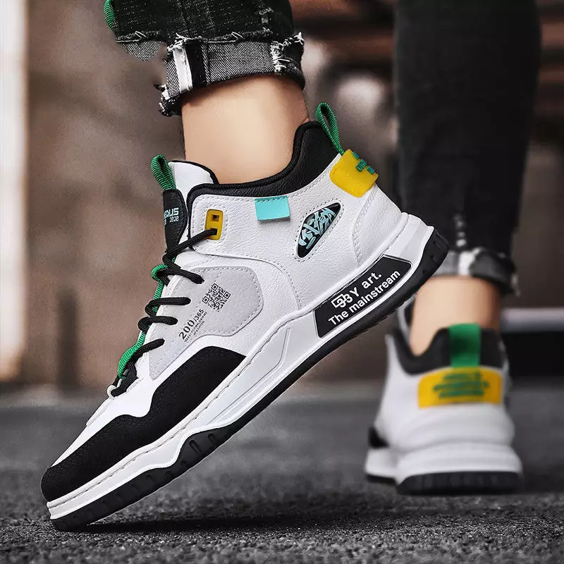 Sepatu Pria Sport Sneakers Cowok Sepergelangan Kaki H2052