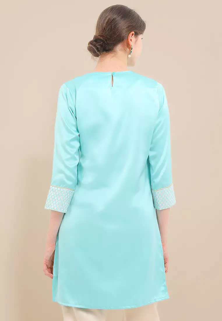 Chanira Festive Zoya Tunic - Baby Blue