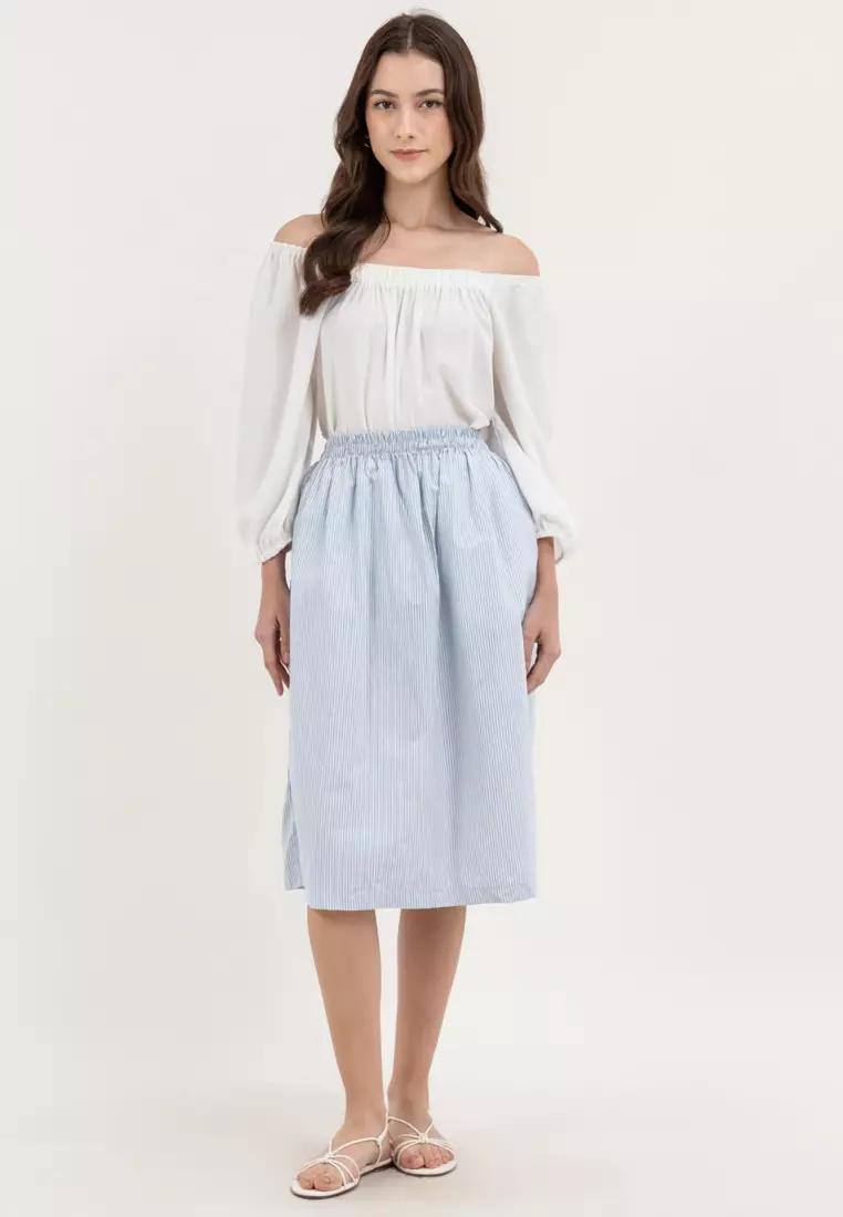 Laica Cotton Midi Skirt