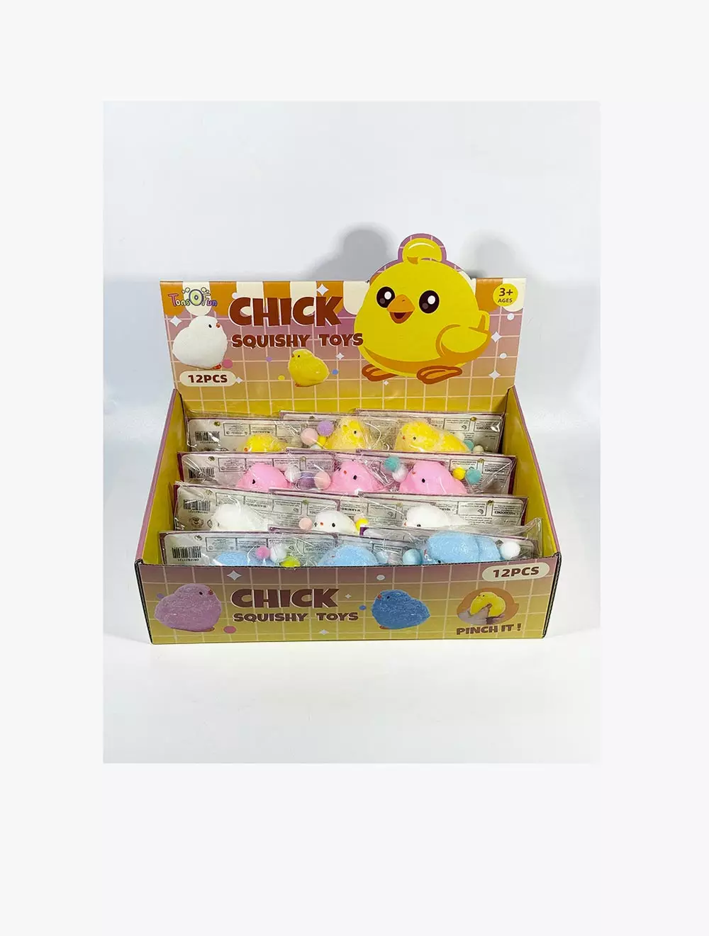 ORB TOYS Squishy Animal Little Chick With Pom Pom - OR1FB21721000000