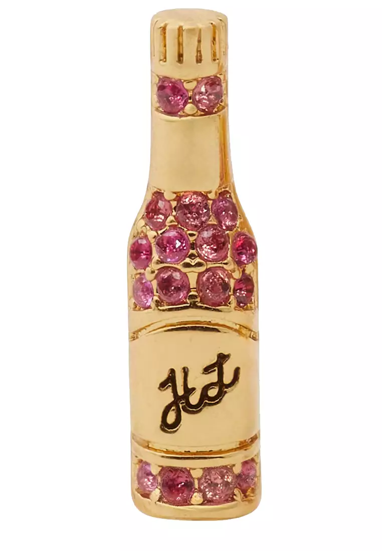 Spice It Up Charm Studs Earrings in Red KG273