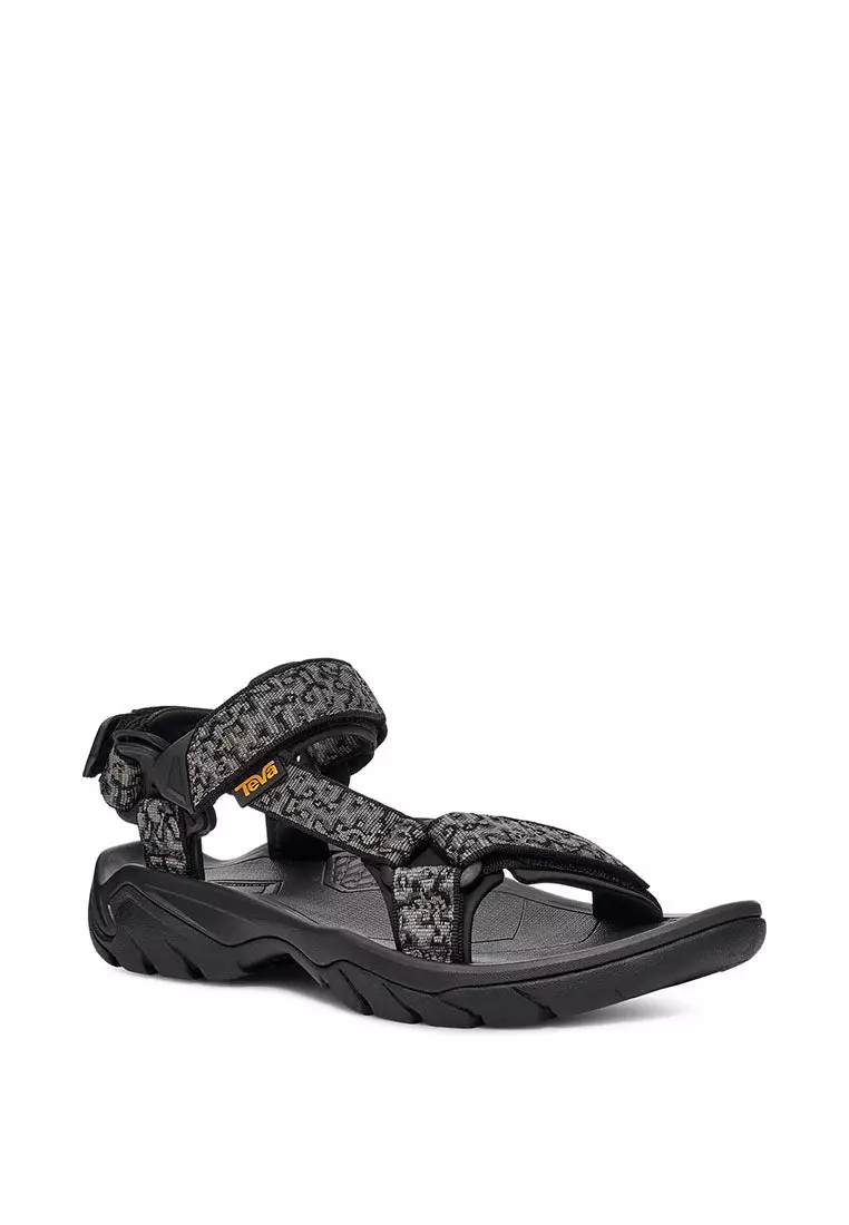 Men's Terra Fi 5 Universal Vegan Hiking Sandal - Magma Black/ Grey (1102456-MGMB)