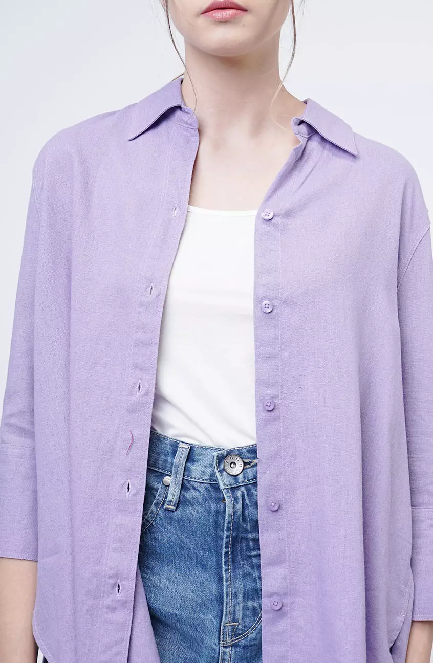 Kemeja Wanita Ariella Lilac