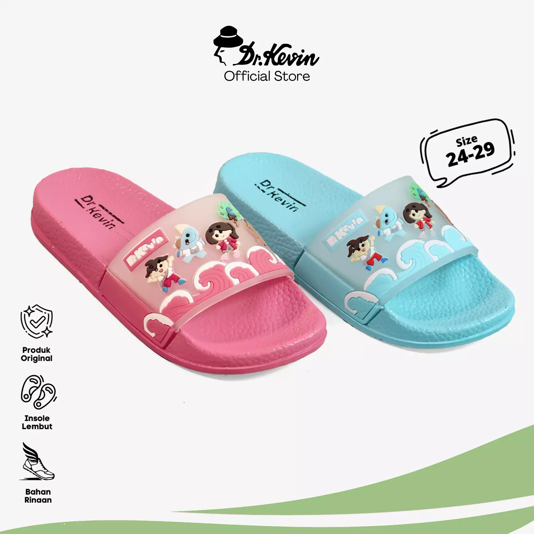 Dr. Kevin Kids Sandal Anak Kecil Selop Anak laki laki & Perempuan 371-114