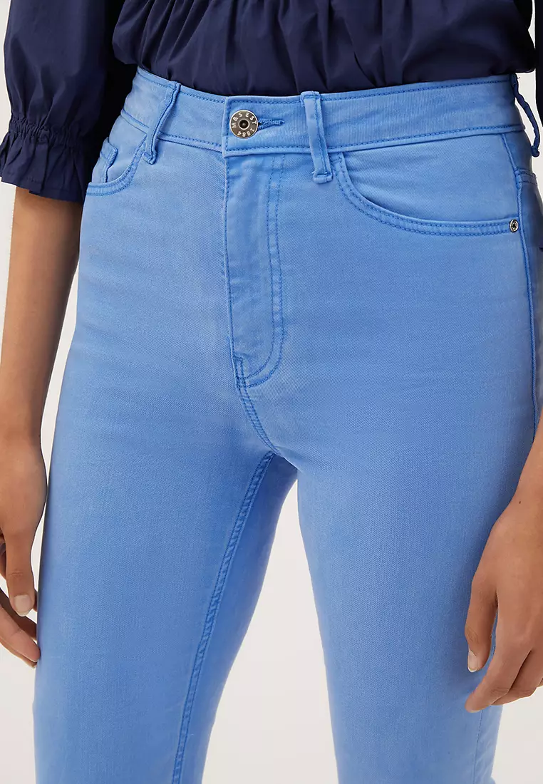 Supersoft High Waisted Skinny Cropped Jeans