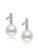 A.Excellence silver Premium Japan Akoya Pearl 6.75-7.5mm Leaves Earrings E99AEAC7CF15B7GS_1