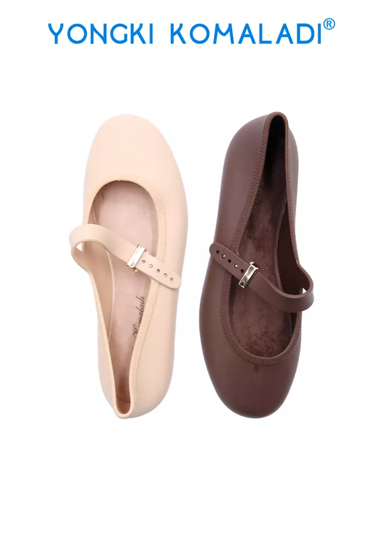 YONGKI KOMALADI JADIRA FLATSHOES OL-JSR8753-25 COKLAT