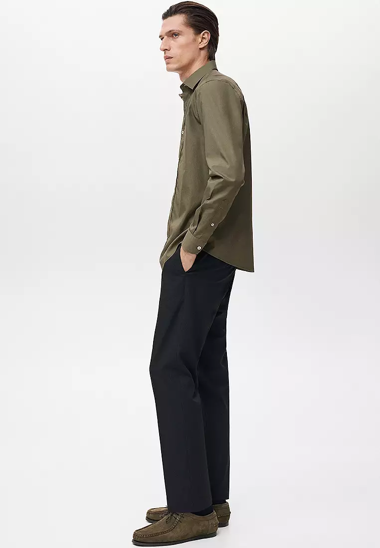 Regular-Fit 100% Cotton Shirt