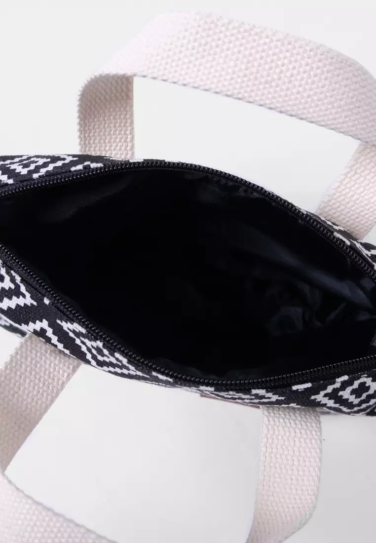 Pamole Pouch Kosmetik Bahan Kanvas Penutup Resleting - Tribal