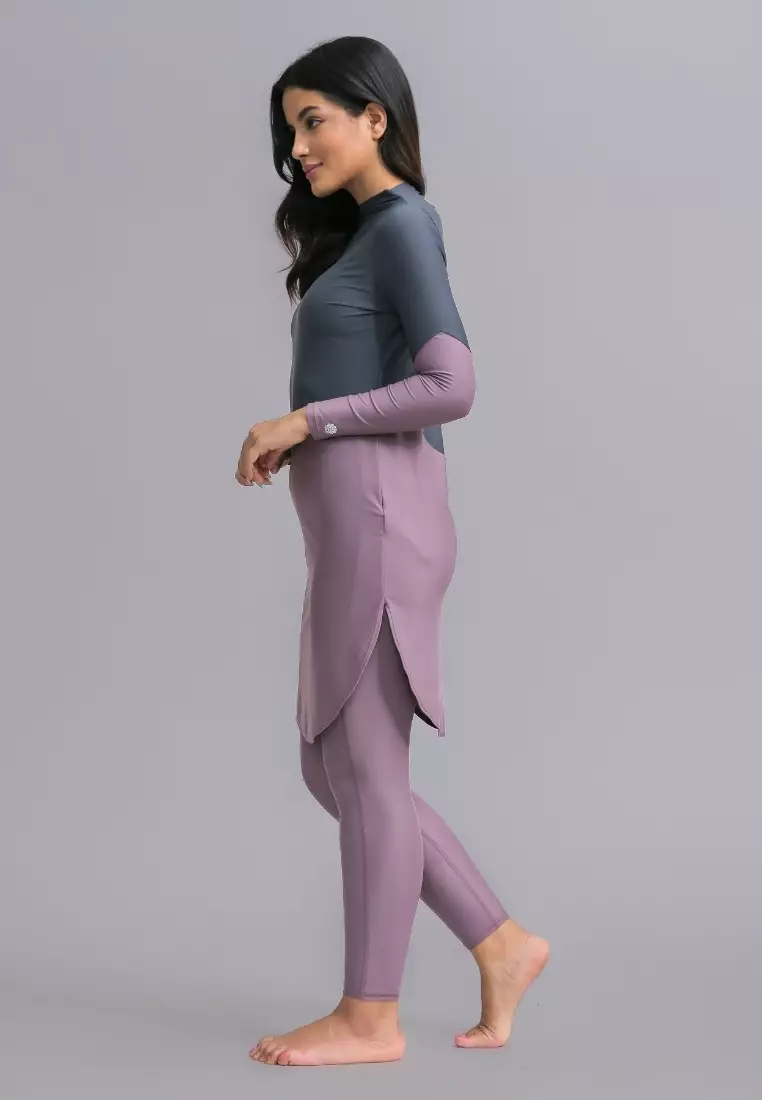 LANUUK Maya Modest Swim Dress – Dusk