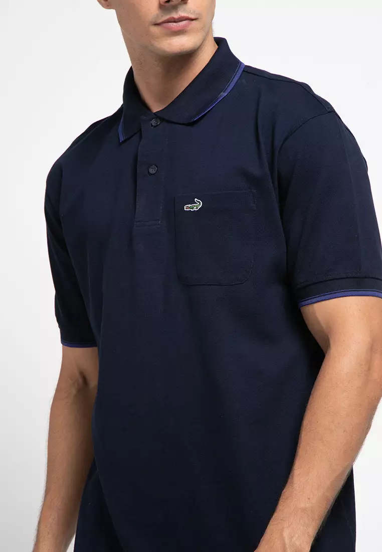 Crocodile COLE Midnight Blue Baju Kaos Kerah Pria Men Polo Relax Fit