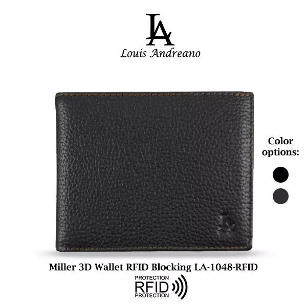 Miller 3D Wallet With RFID Protection
